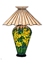 BradleyBase Daffodil Lamp Base Pattern (LB10-6) 